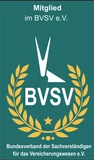 Mitglied im Bundesverband der Sachverständigen für das Versicherungswesen e. V.